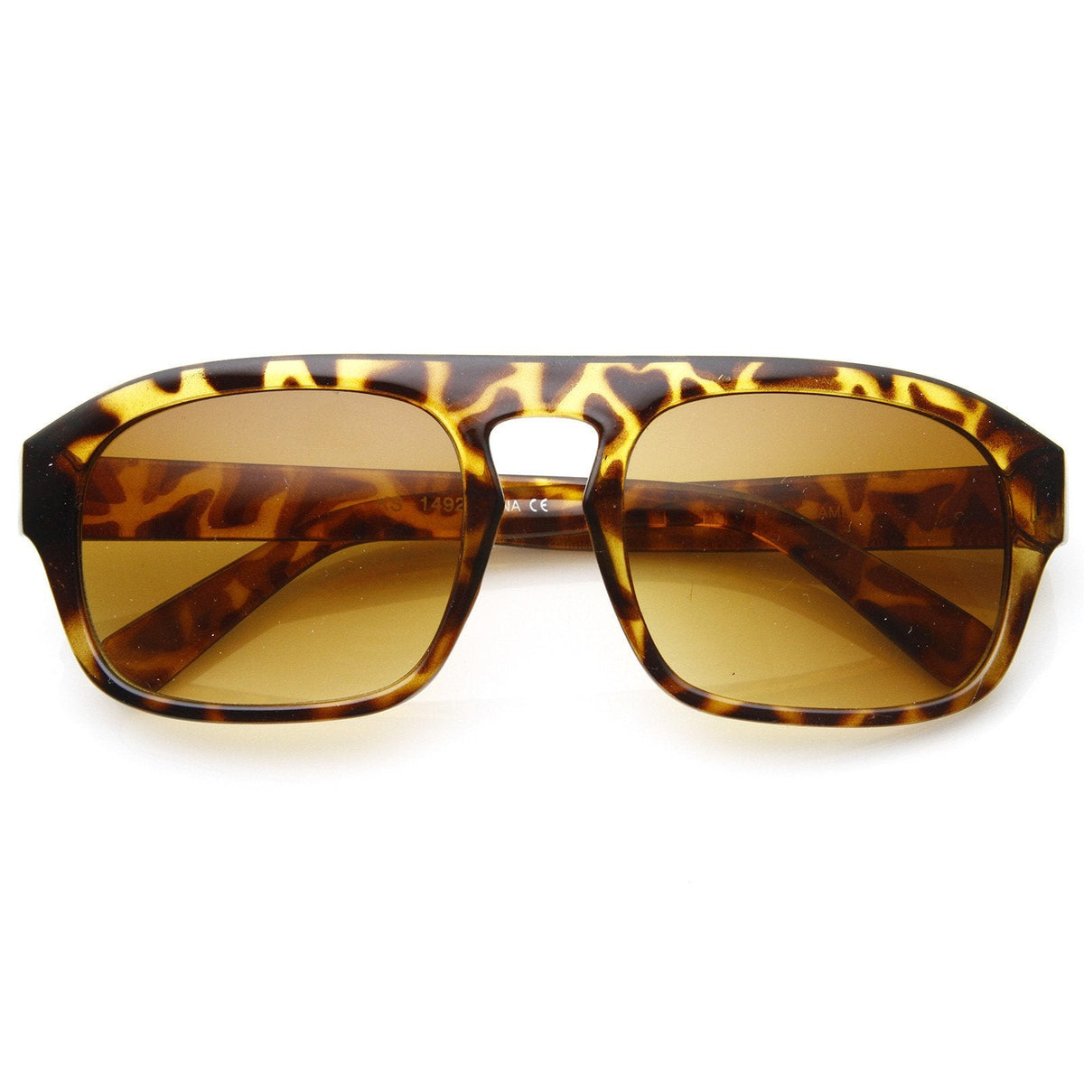 Mens European Fashion Center Cut Square Aviator Sunglasses 8655