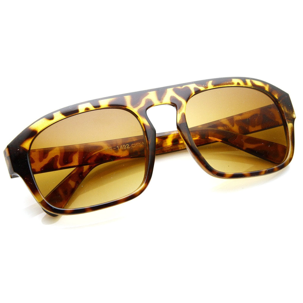 Mens European Fashion Center Cut Square Aviator Sunglasses 8655