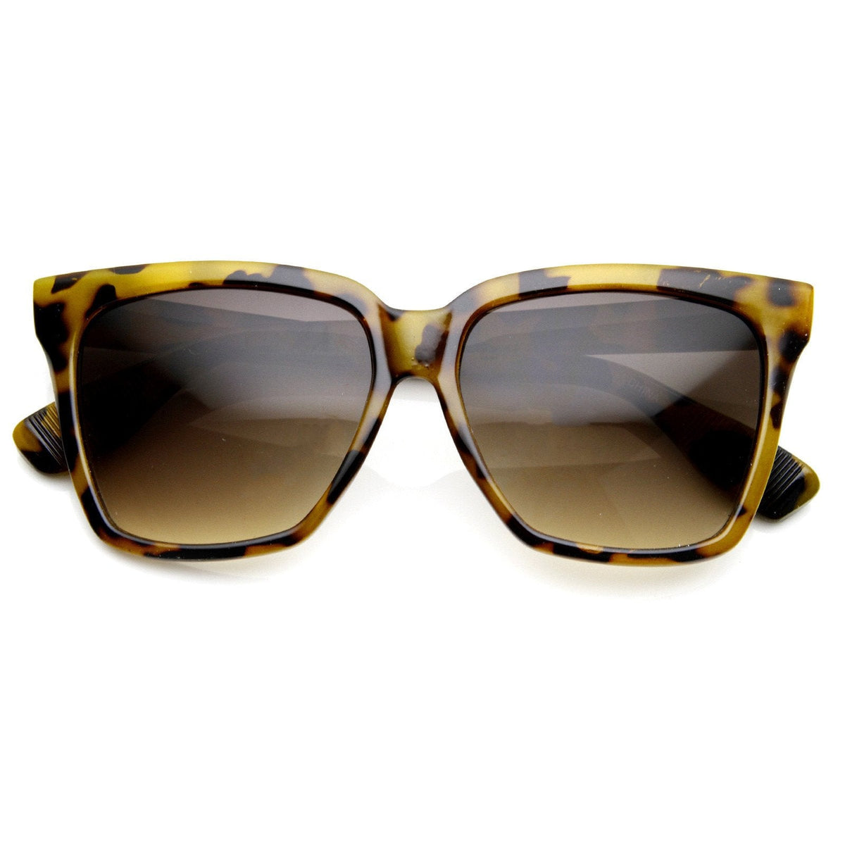 Womens Oversize Flat Top Cat Eye Designer Sunglasses 8967
