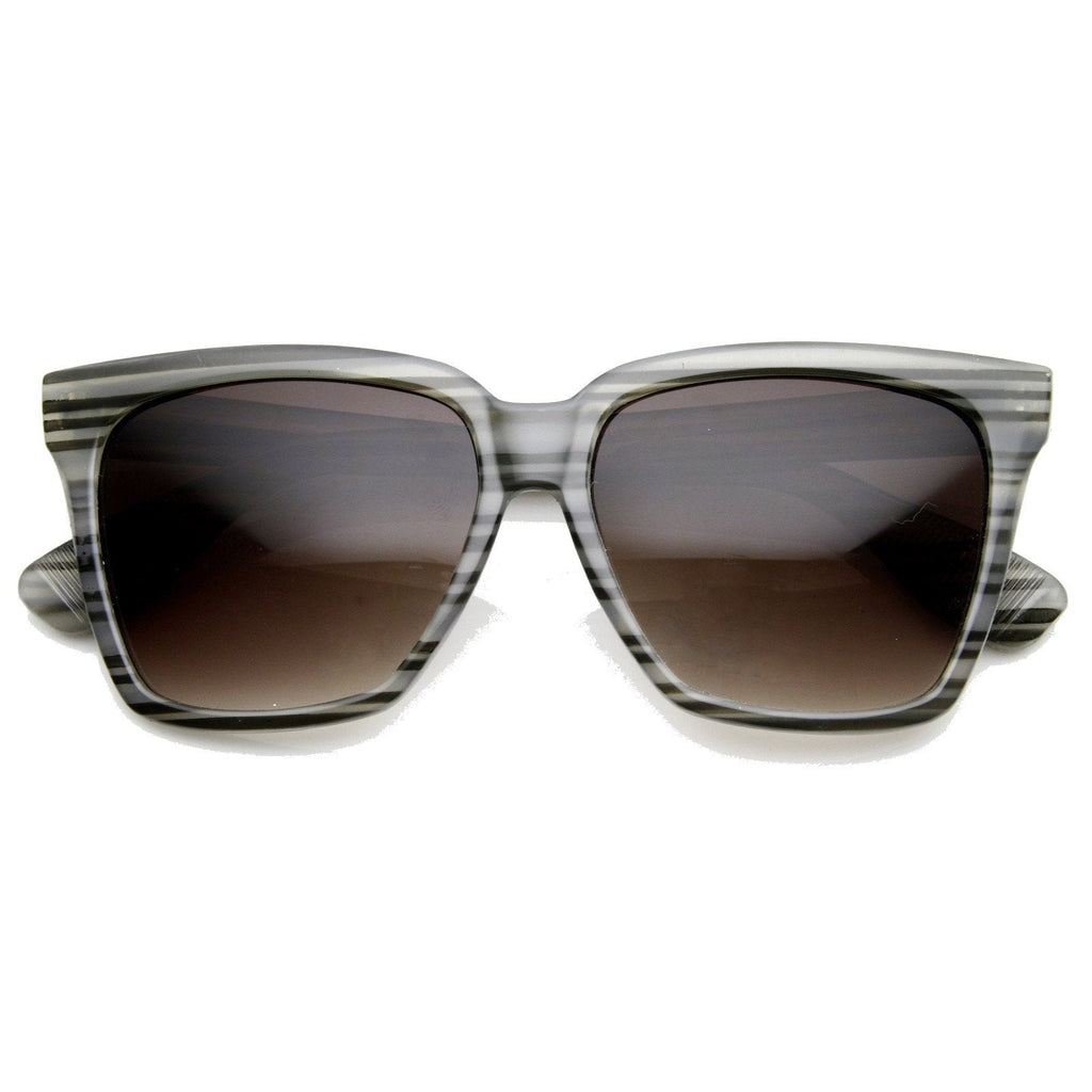 Womens Oversize Flat Top Cat Eye Designer Sunglasses 8967