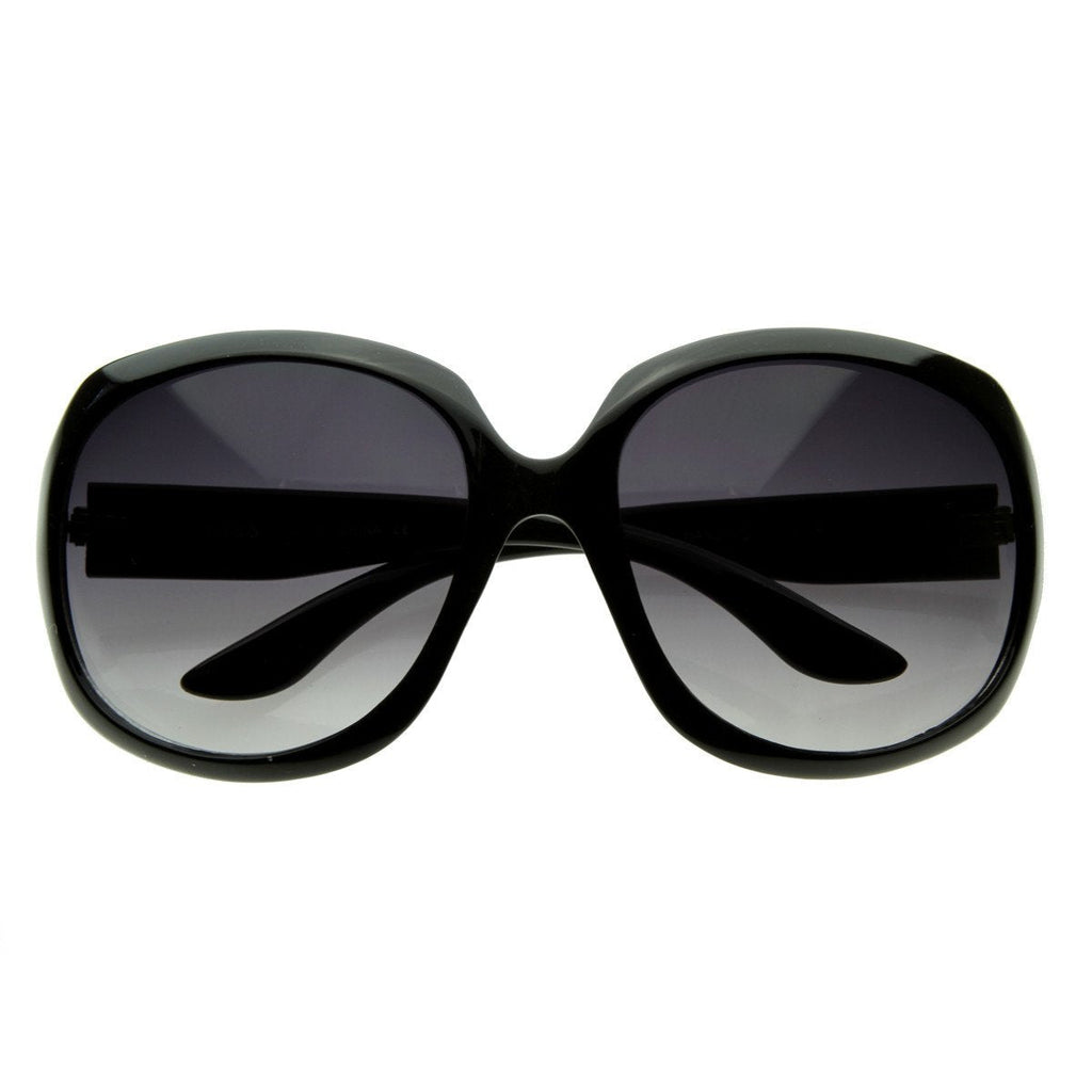 Designer Oversize Womens Glossy Fashion Sunglasses 2517