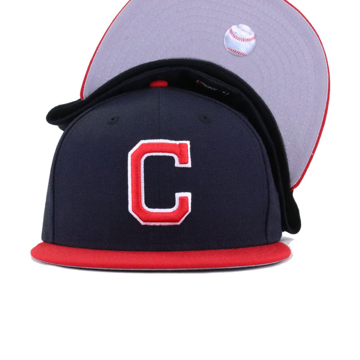 Cleveland Indians Navy Scarlet 1978 New Era 59Fifty Fitted