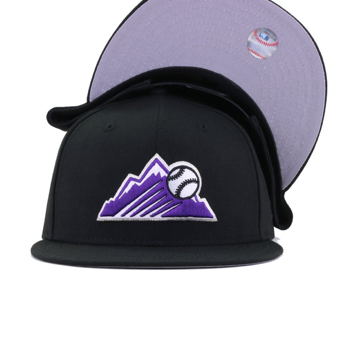 Colorado Rockies Black Batting Practice New Era 9Fifty Snapback