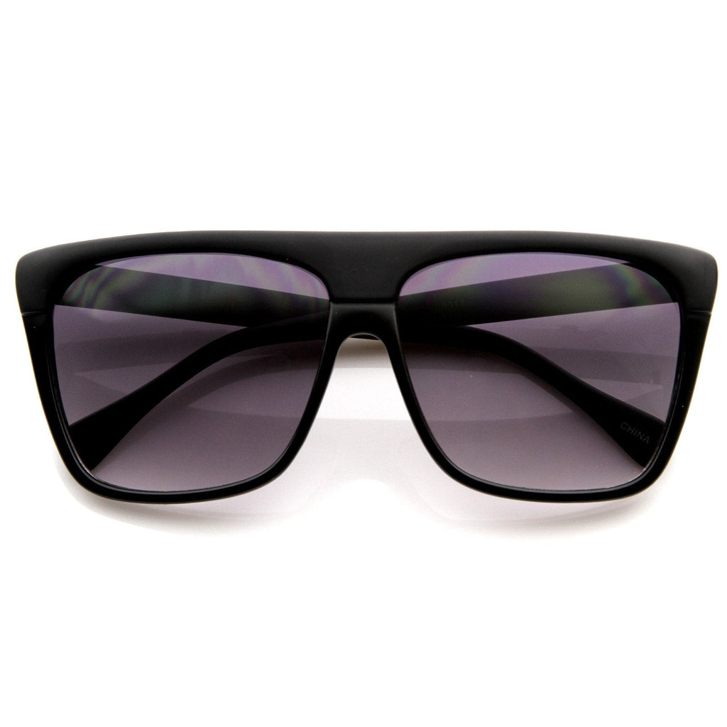 Super Retro Flat Top Mens Aviator Sunglasses 8604