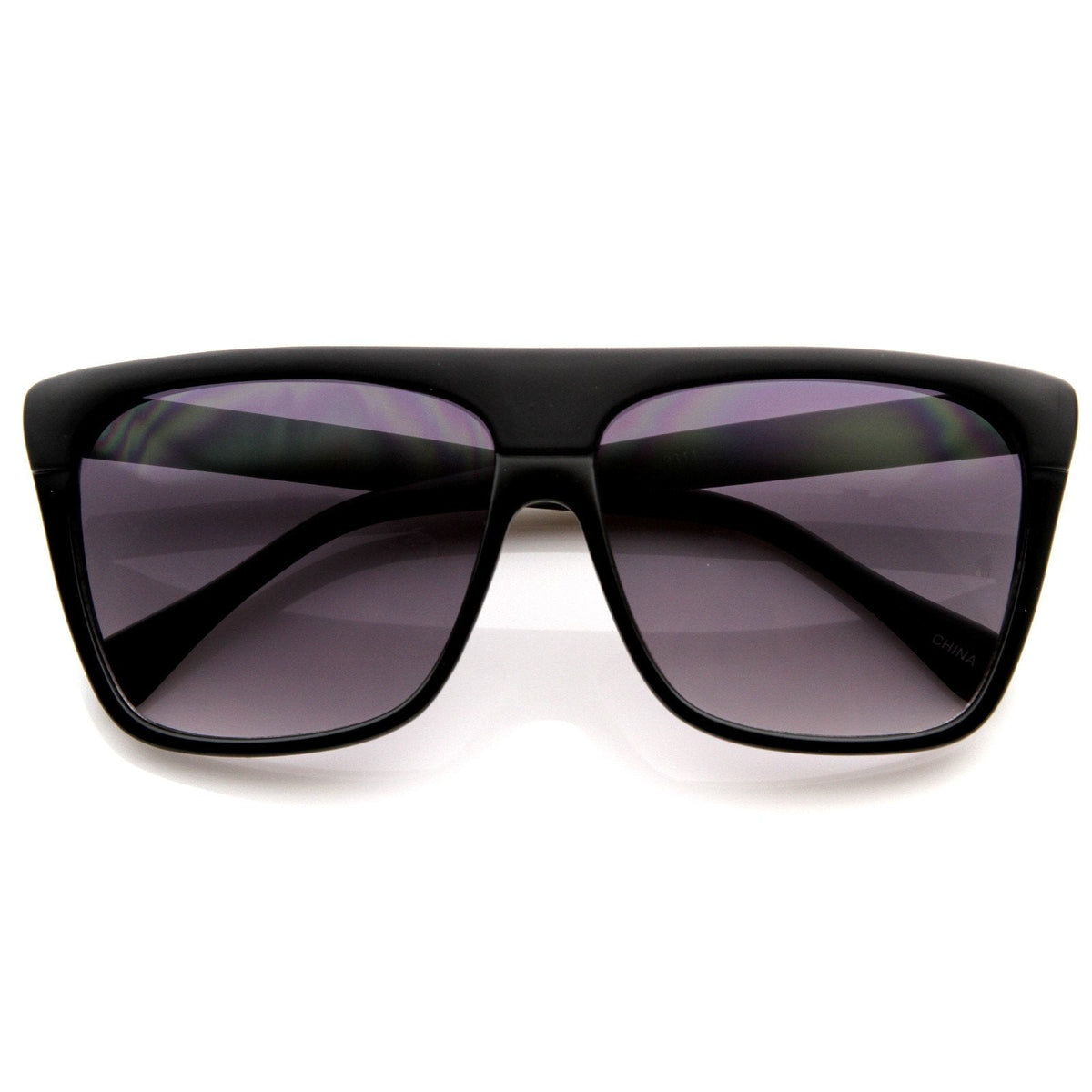 Super Retro Flat Top Mens Aviator Sunglasses 8604