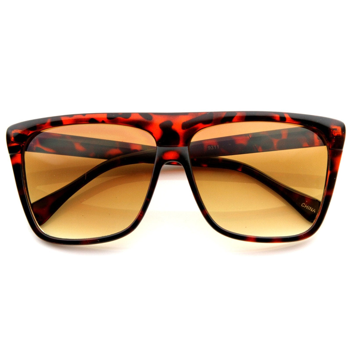Super Retro Flat Top Mens Aviator Sunglasses 8604