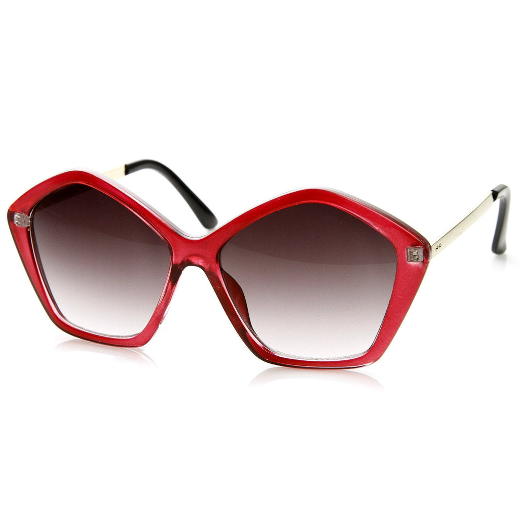 Retro Women's Sunglasses Fashion Geometric Shape Frame 8909