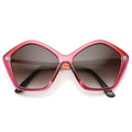 Retro Women's Sunglasses Fashion Geometric Shape Frame 8909