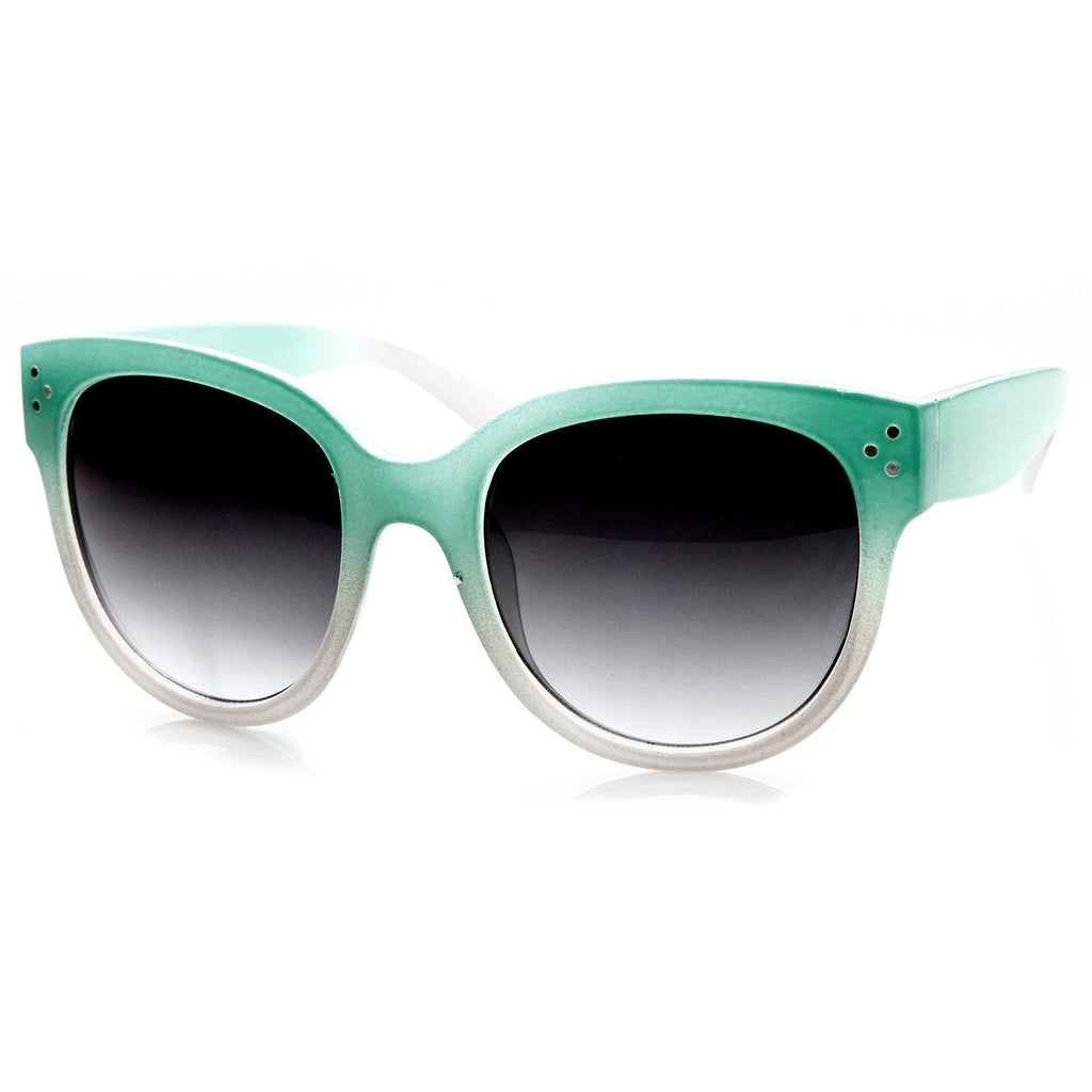 Womens Sunglasses Oversize Two Tone Shades 8917