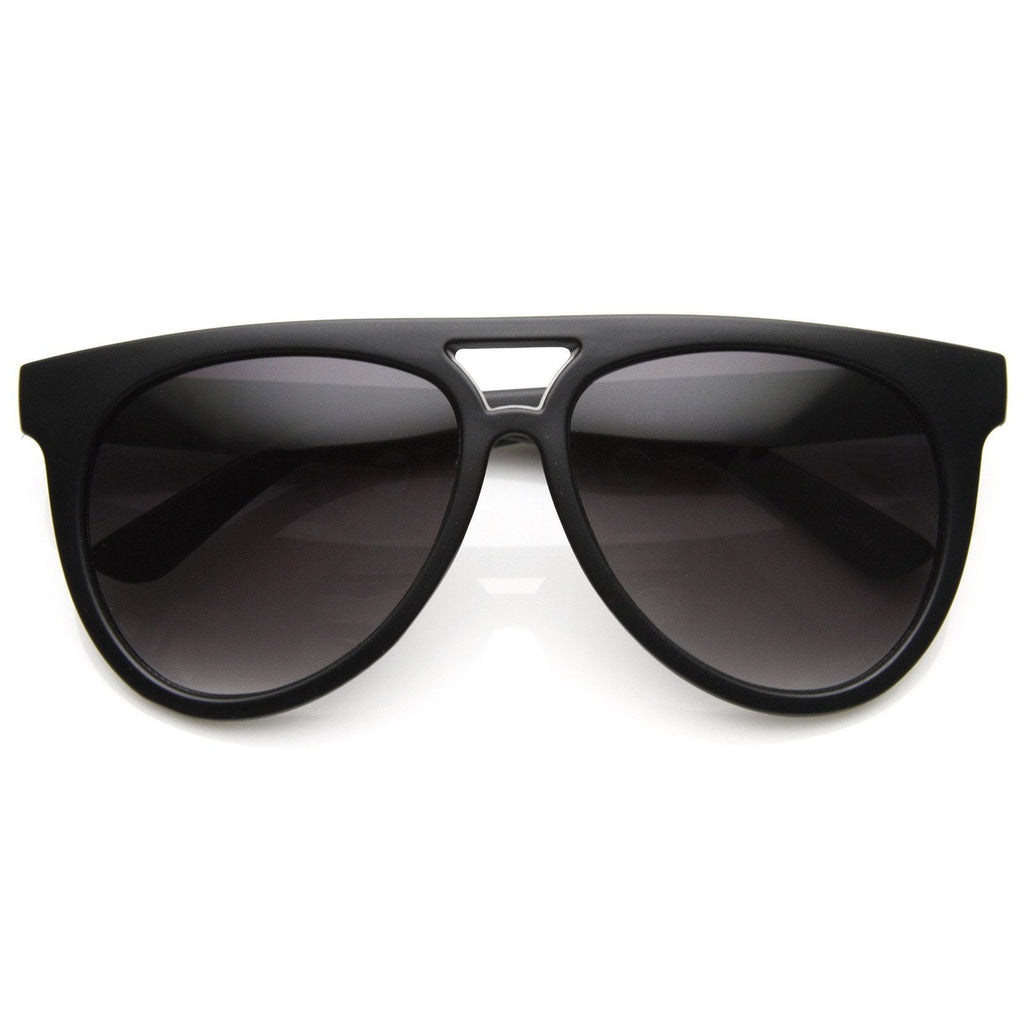 Retro Sunglasses Flat Top Oversize Aviators 8918