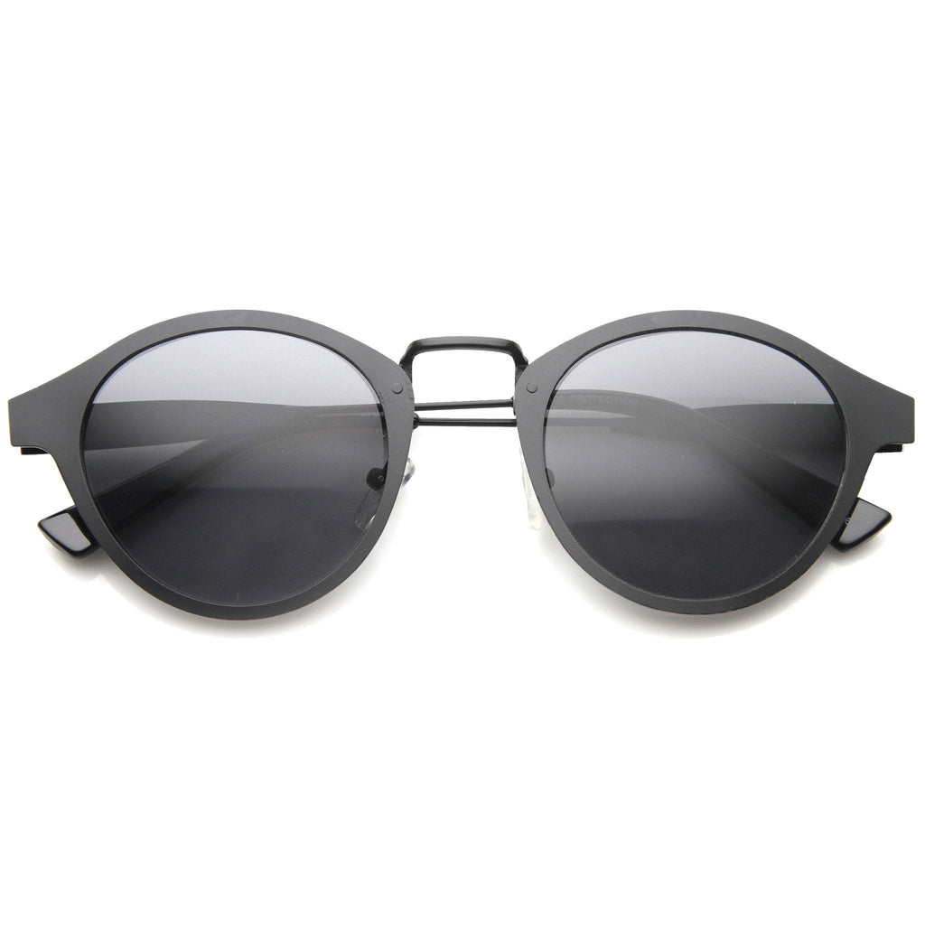 Dapper Indie Horned Rim Vintage Sunglasses 9736