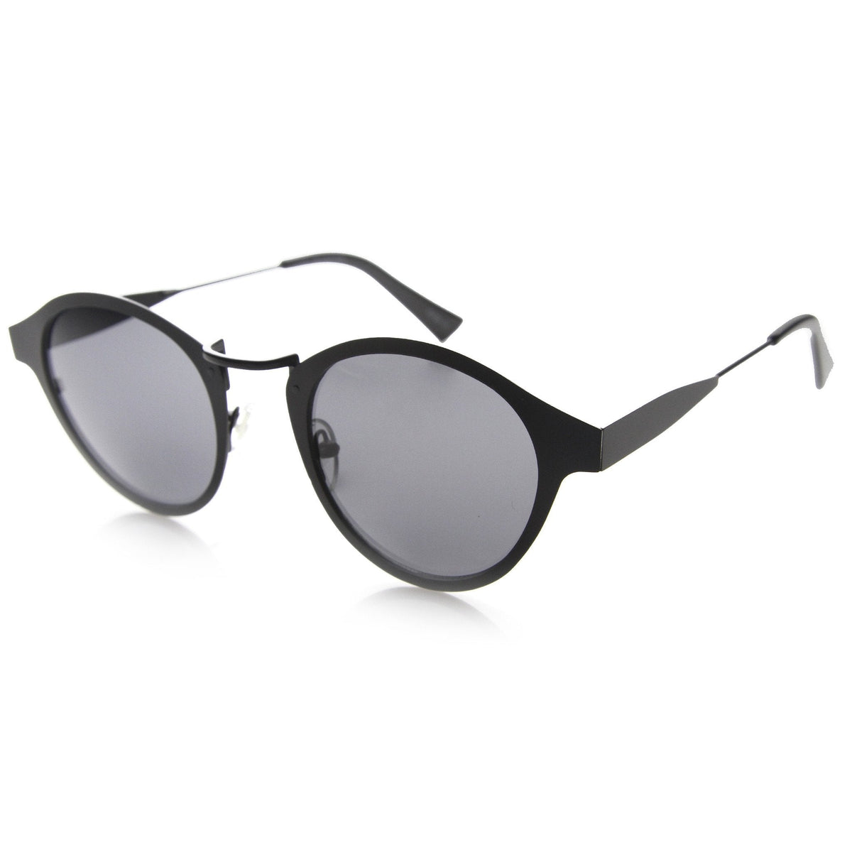 Dapper Indie Horned Rim Vintage Sunglasses 9736