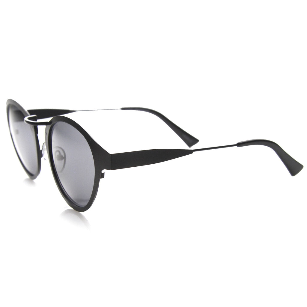 Dapper Indie Horned Rim Vintage Sunglasses 9736