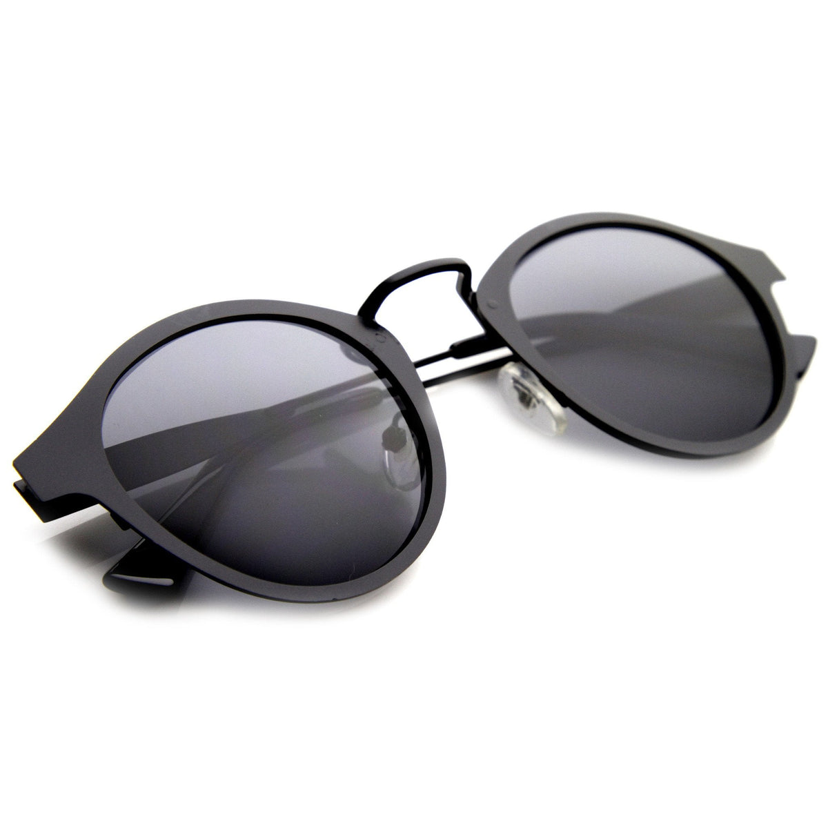 Dapper Indie Horned Rim Vintage Sunglasses 9736