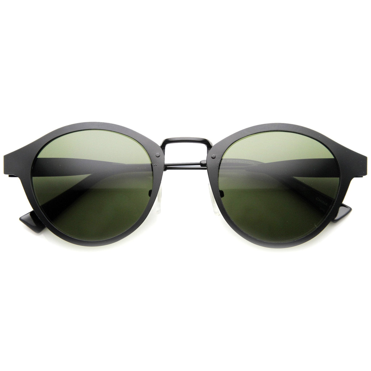 Dapper Indie Horned Rim Vintage Sunglasses 9736