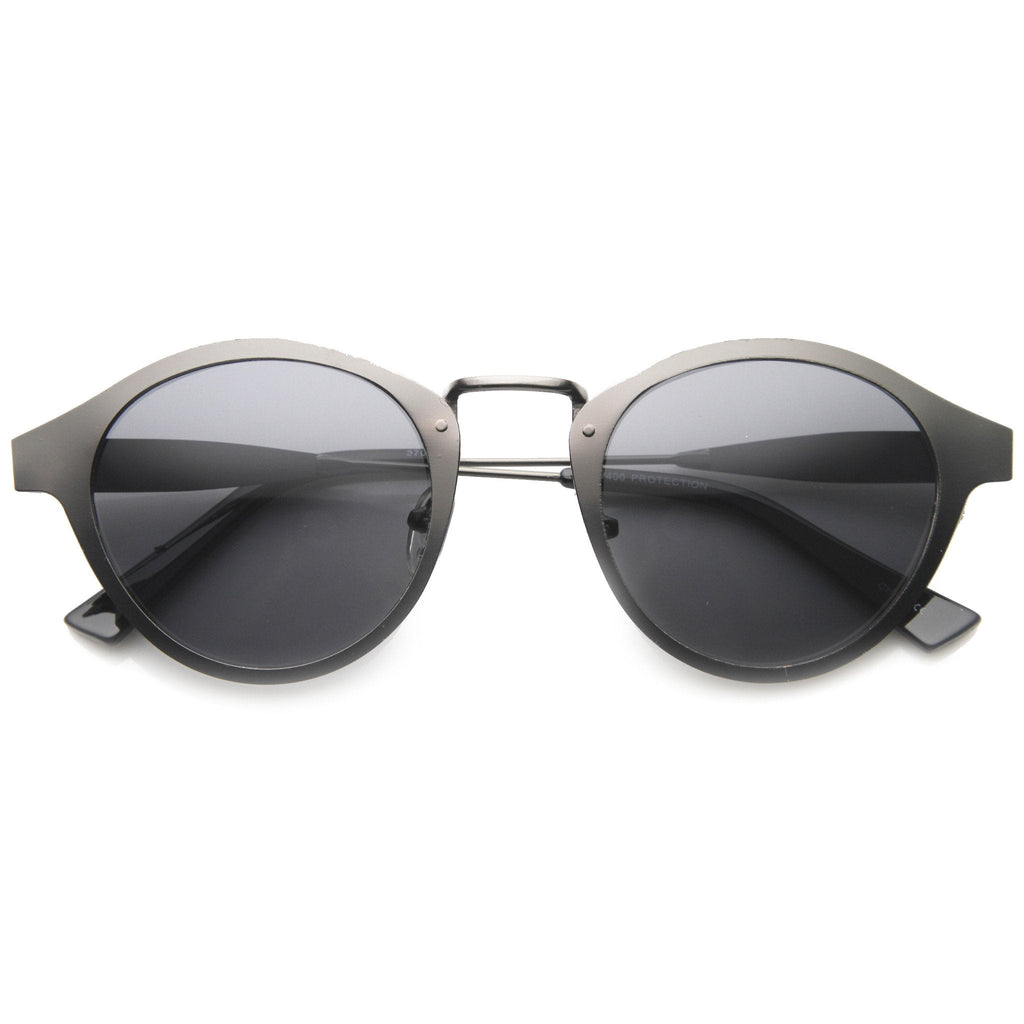 Dapper Indie Horned Rim Vintage Sunglasses 9736