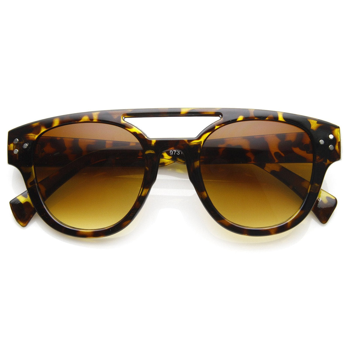 Retro European Fashion Cross Bar Aviator Sunglasses 8947