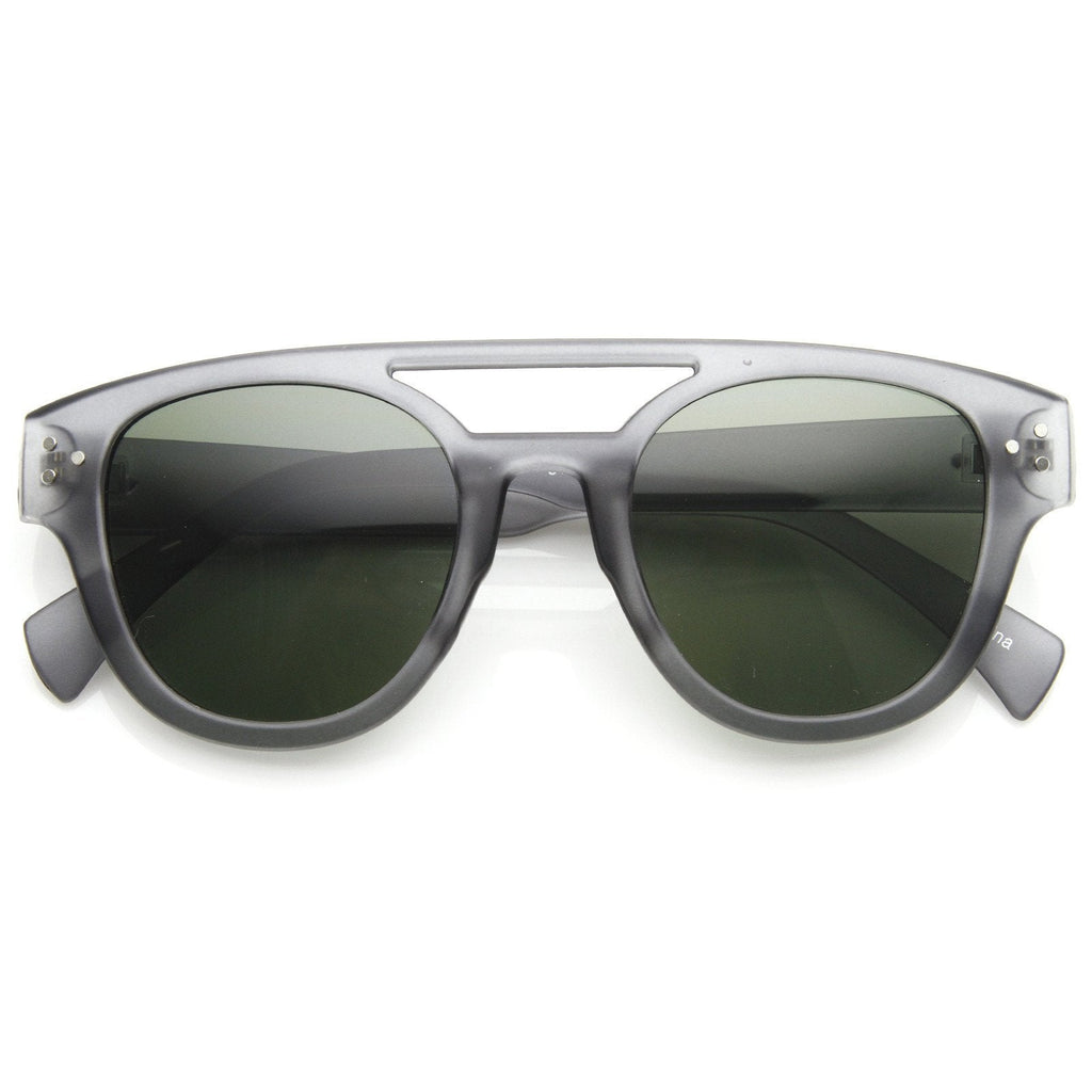 Retro European Fashion Cross Bar Aviator Sunglasses 8947