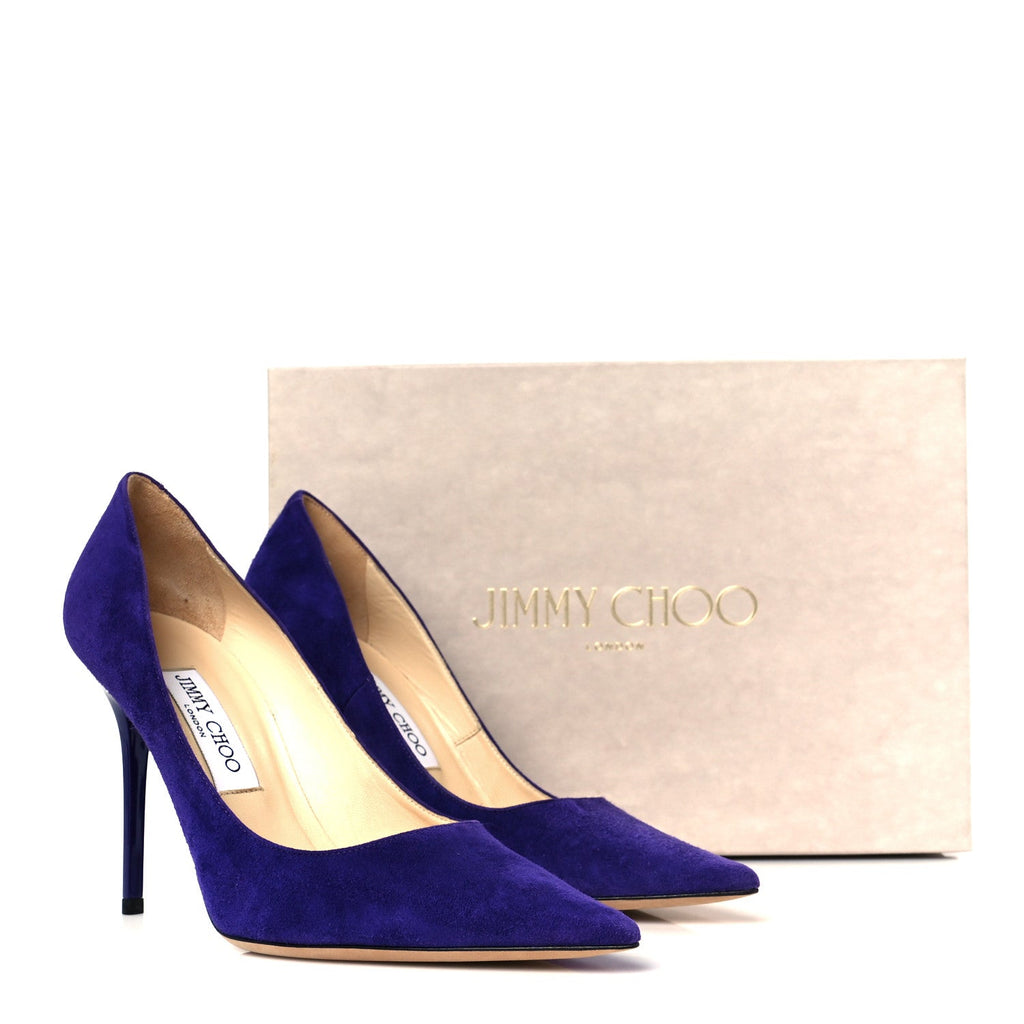 Suede Abel Pumps 38 Violet