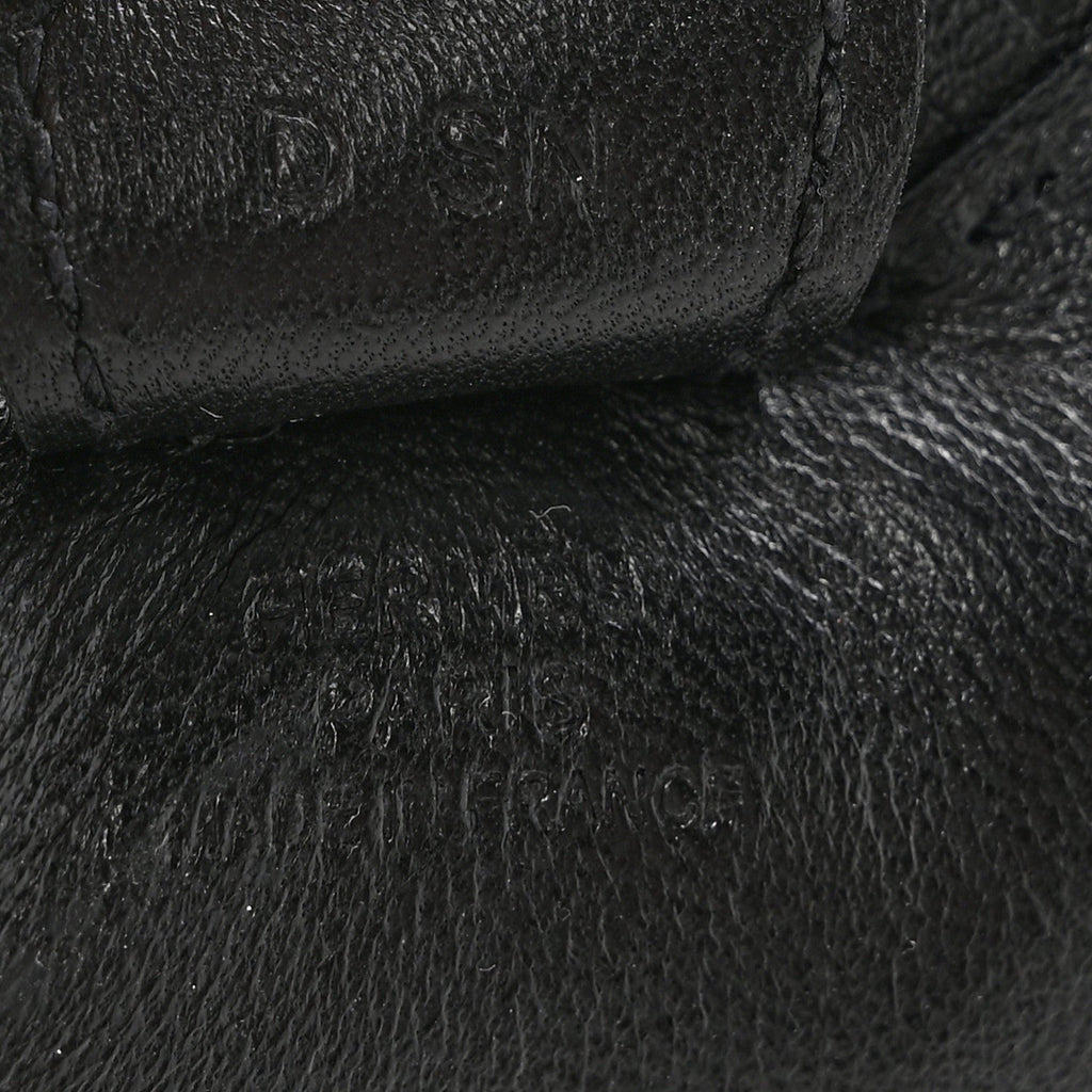 Milo Lambskin Grigri Rodeo Horse Bag Charm PM So Black