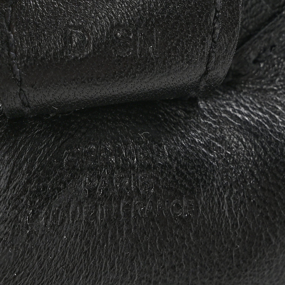 Milo Lambskin Grigri Rodeo Horse Bag Charm PM So Black