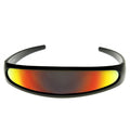 Retro Futuristic 1980's Disco Wrap Around Space Sunglasses 8964