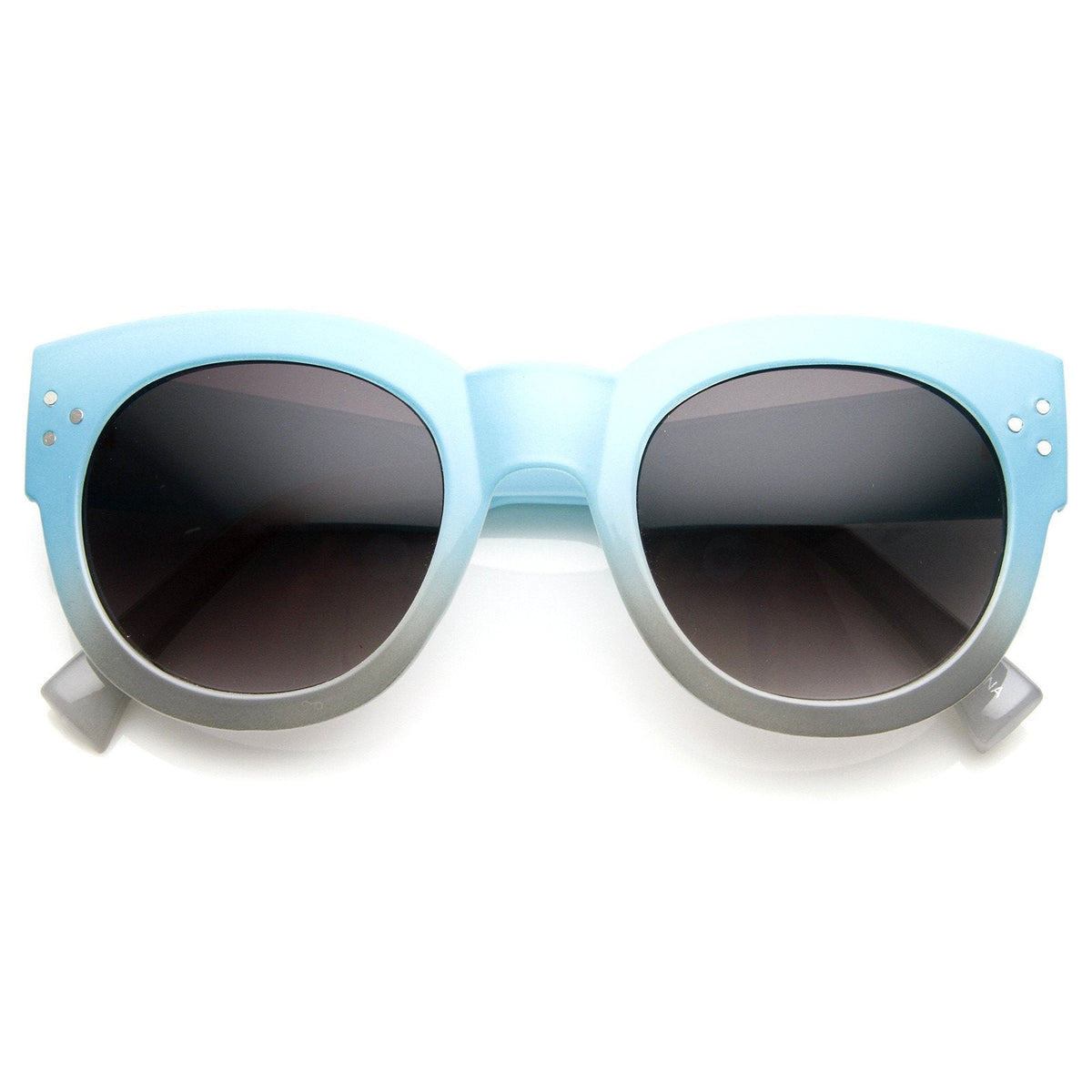 Retro Pool Beach Summer 2 Tone Oversize Sunglasses 8948