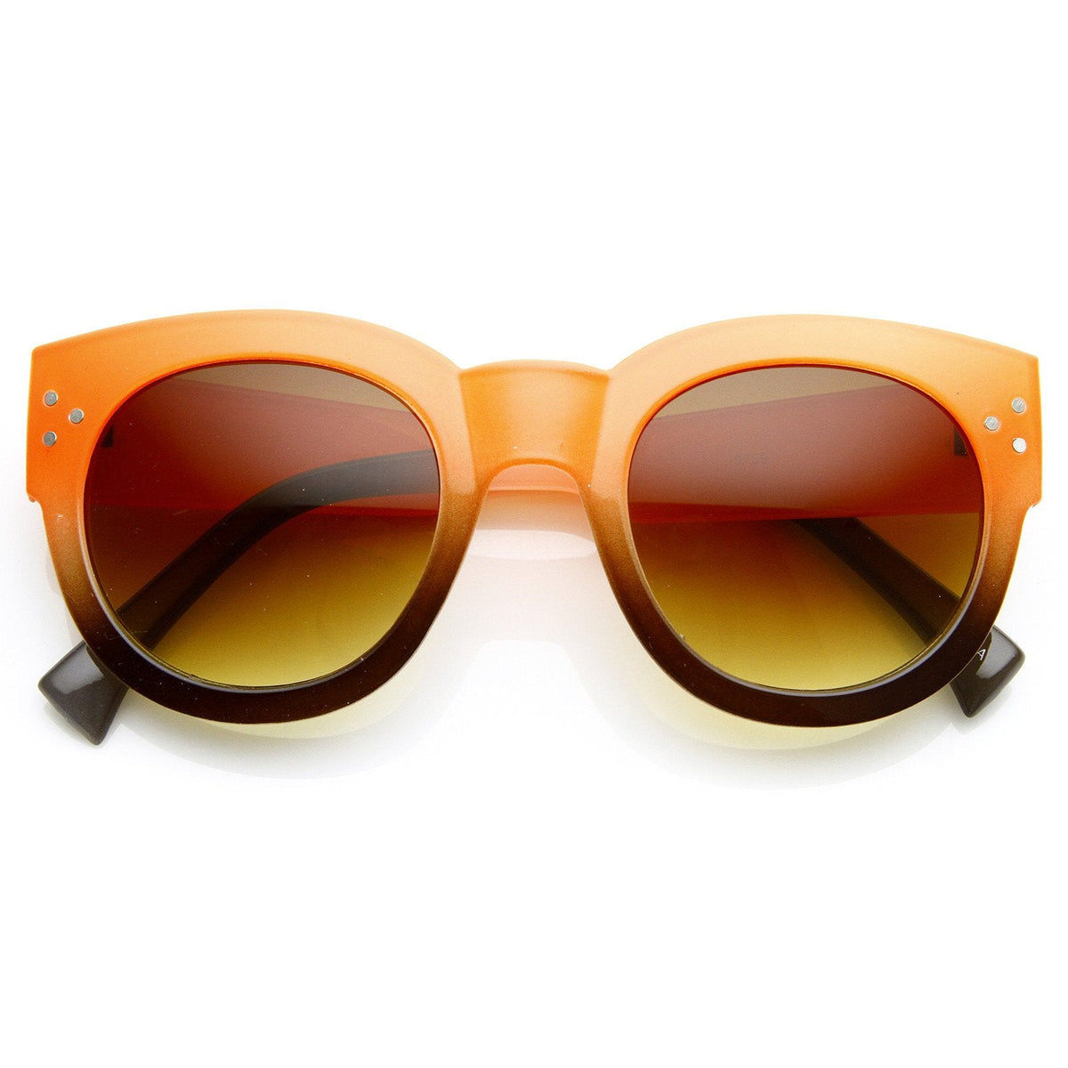 Retro Pool Beach Summer 2 Tone Oversize Sunglasses 8948