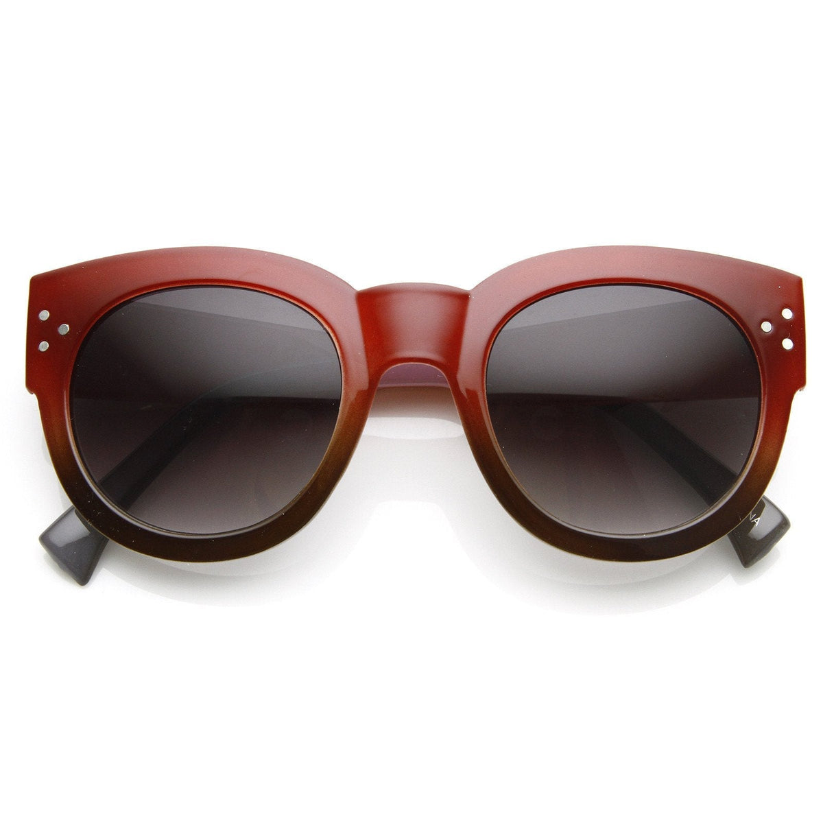 Retro Pool Beach Summer 2 Tone Oversize Sunglasses 8948