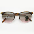 Genuine Vintage Half Frame Horned Rim Retro Sunglasses 7003