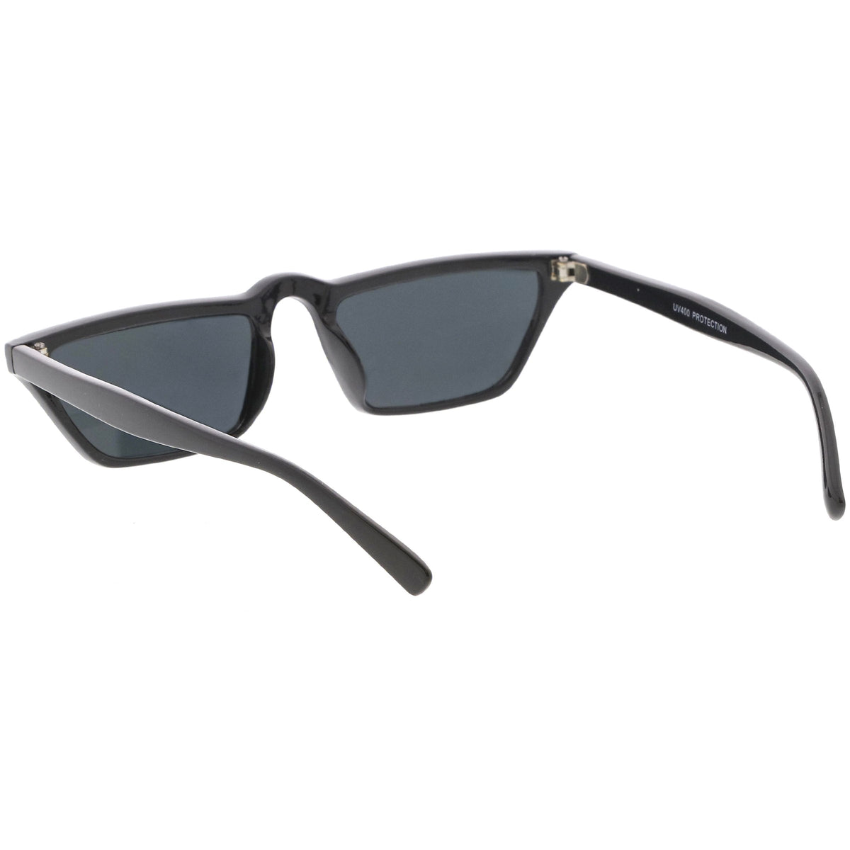 Retro Low Temple 1990's Flat Top Cat Eye Sunglasses C707