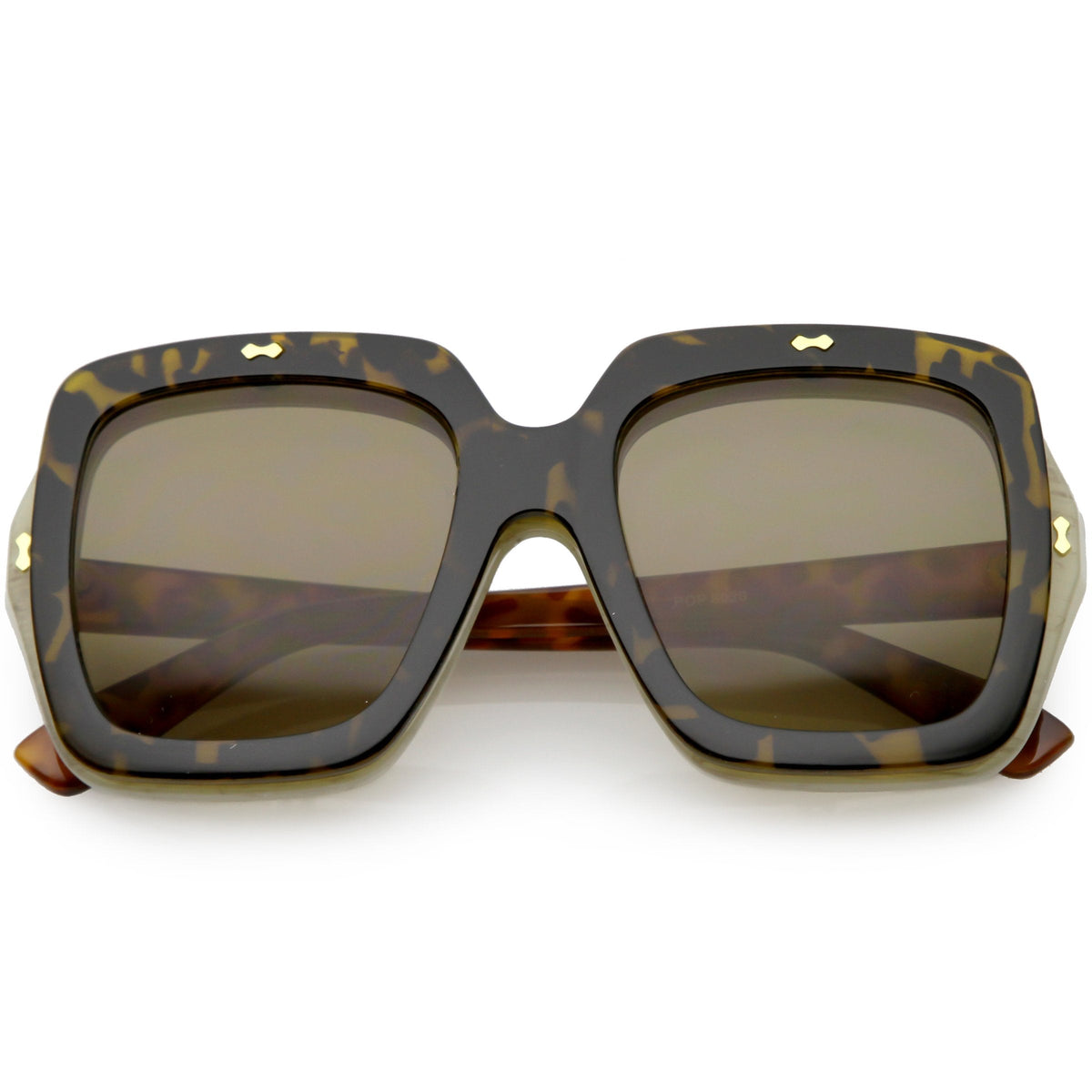Retro European Oversize Flip Up Square Sunglasses C713