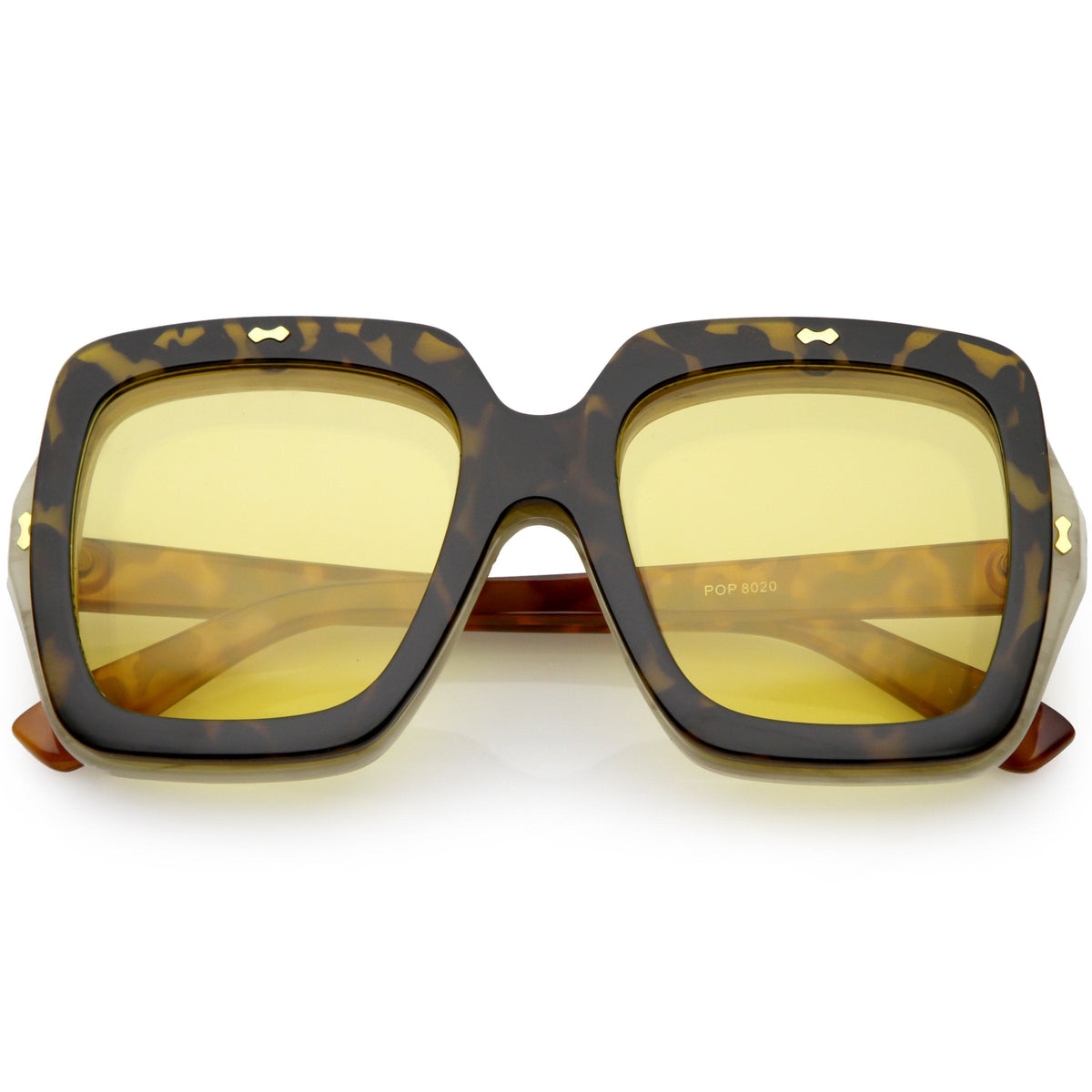 Retro European Oversize Flip Up Square Sunglasses C713