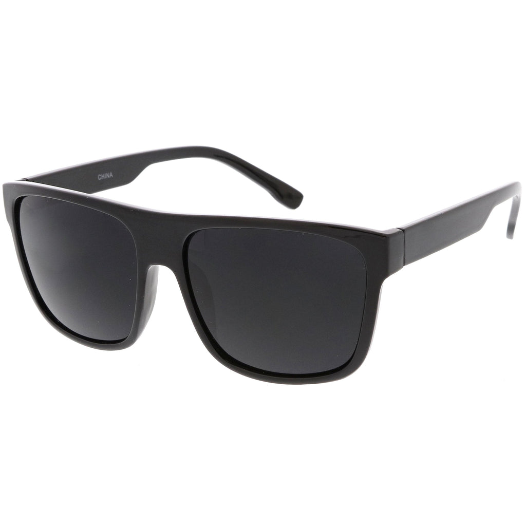 Men's Oversize Flat Top Sports Aviator Sunglasses C692