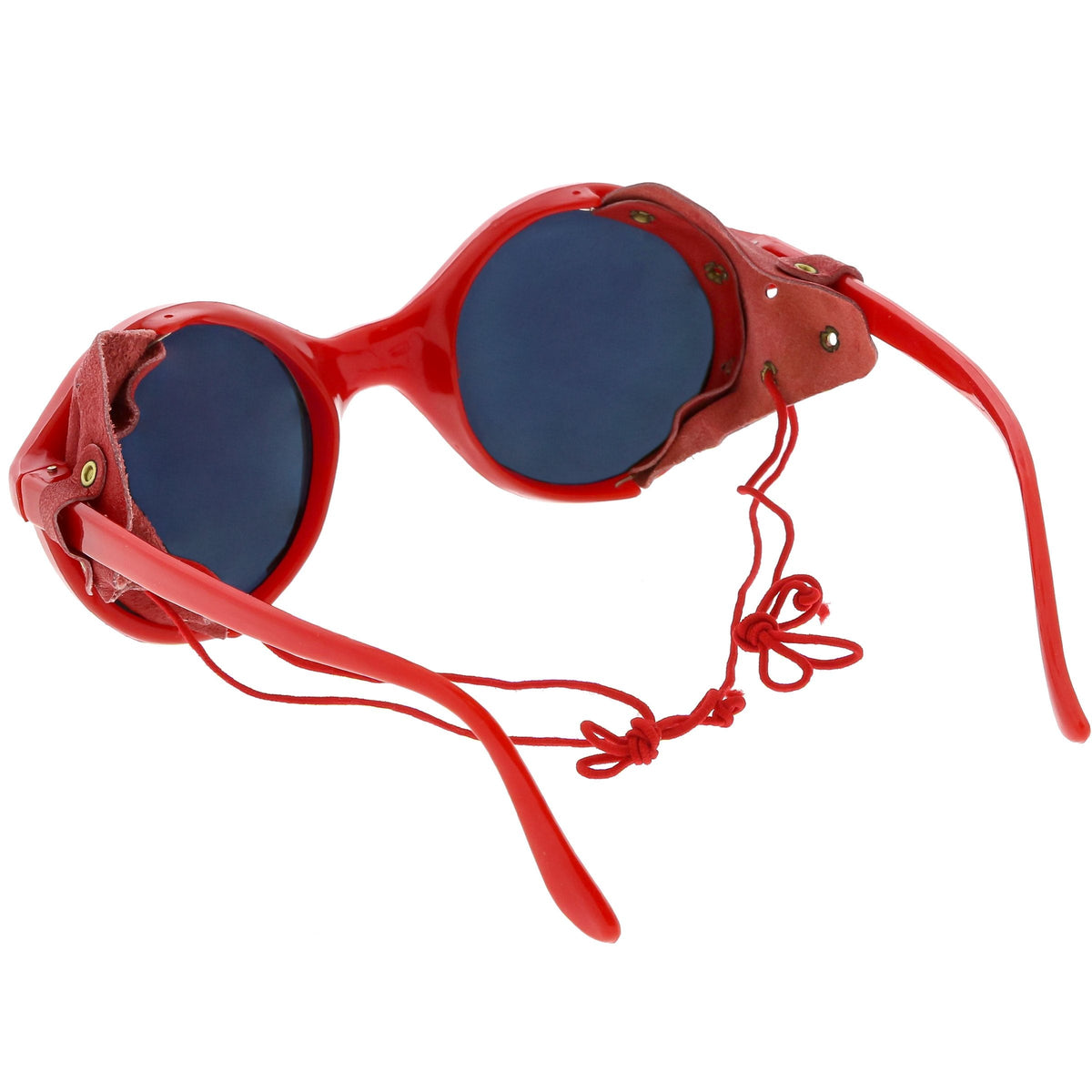 True Vintage Steampunk Side Cover Round Sunglasses C682