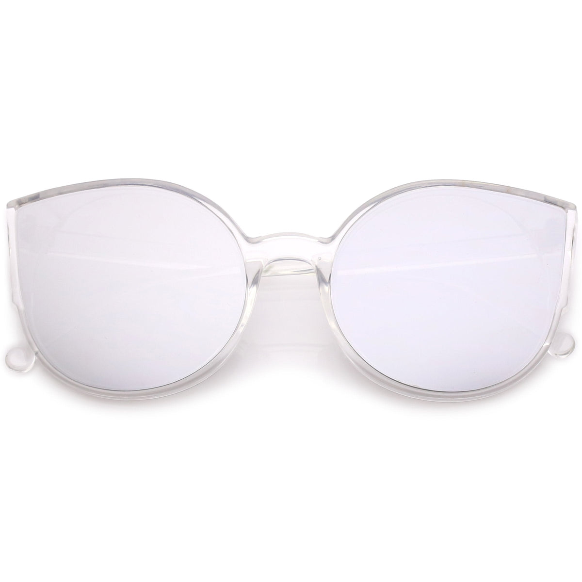 Women's Oversize Mirrored Flat Infinity Lens Sunglasses A940