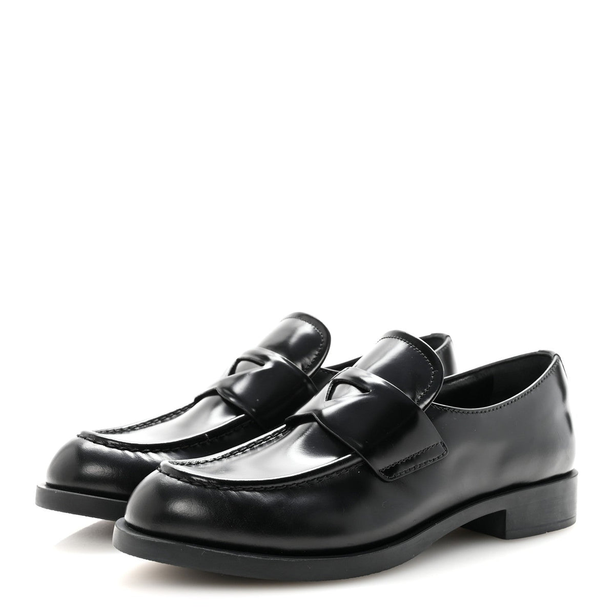 Spazzolato Loafers 38 Black