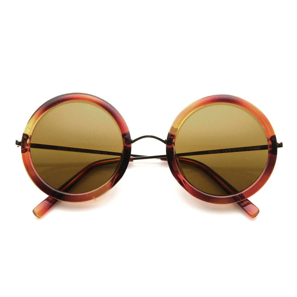 Womens Sunglasses Designer Inspired Round Frames 8907