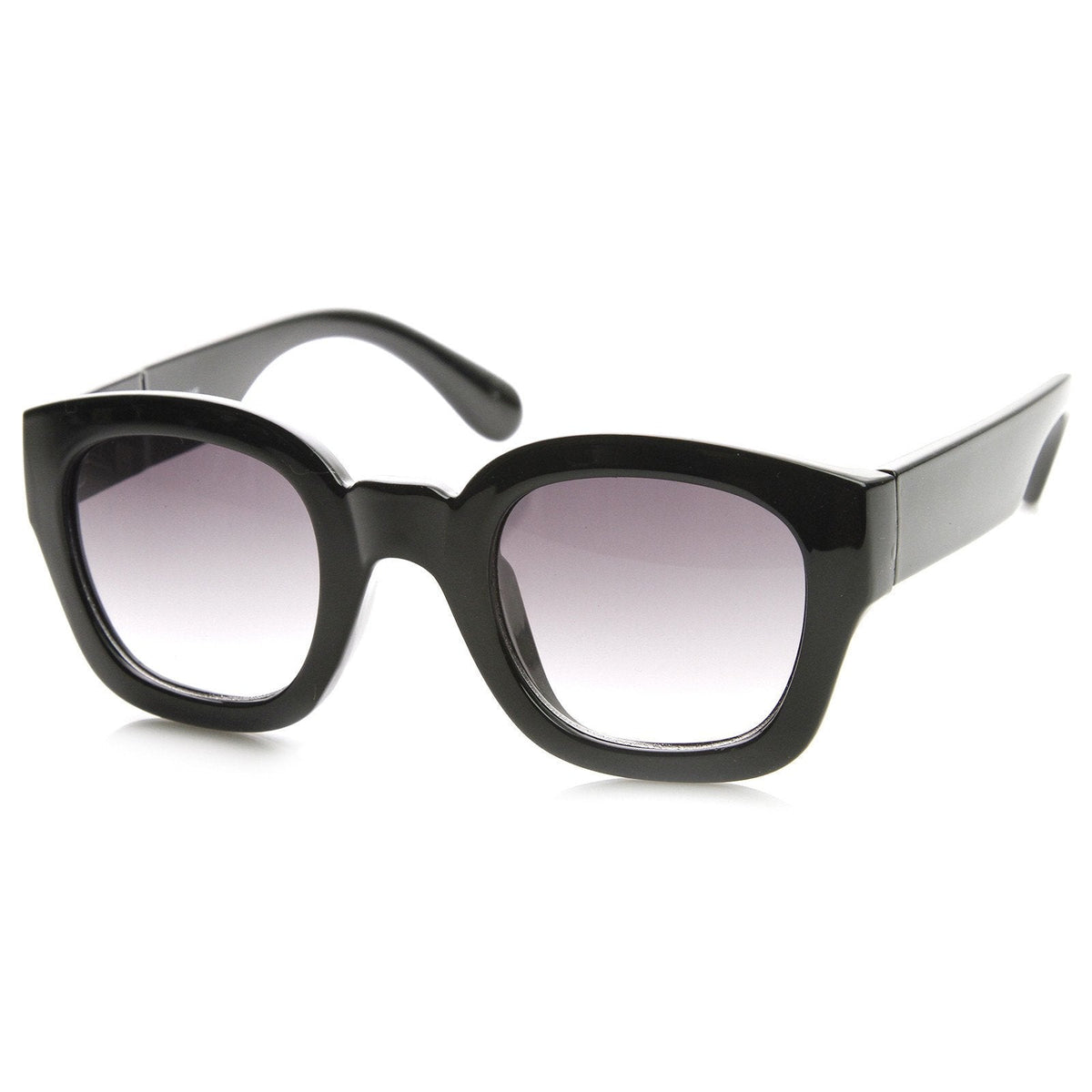 Retro Era Thick Square Frame Hipster Sunglasses 8969