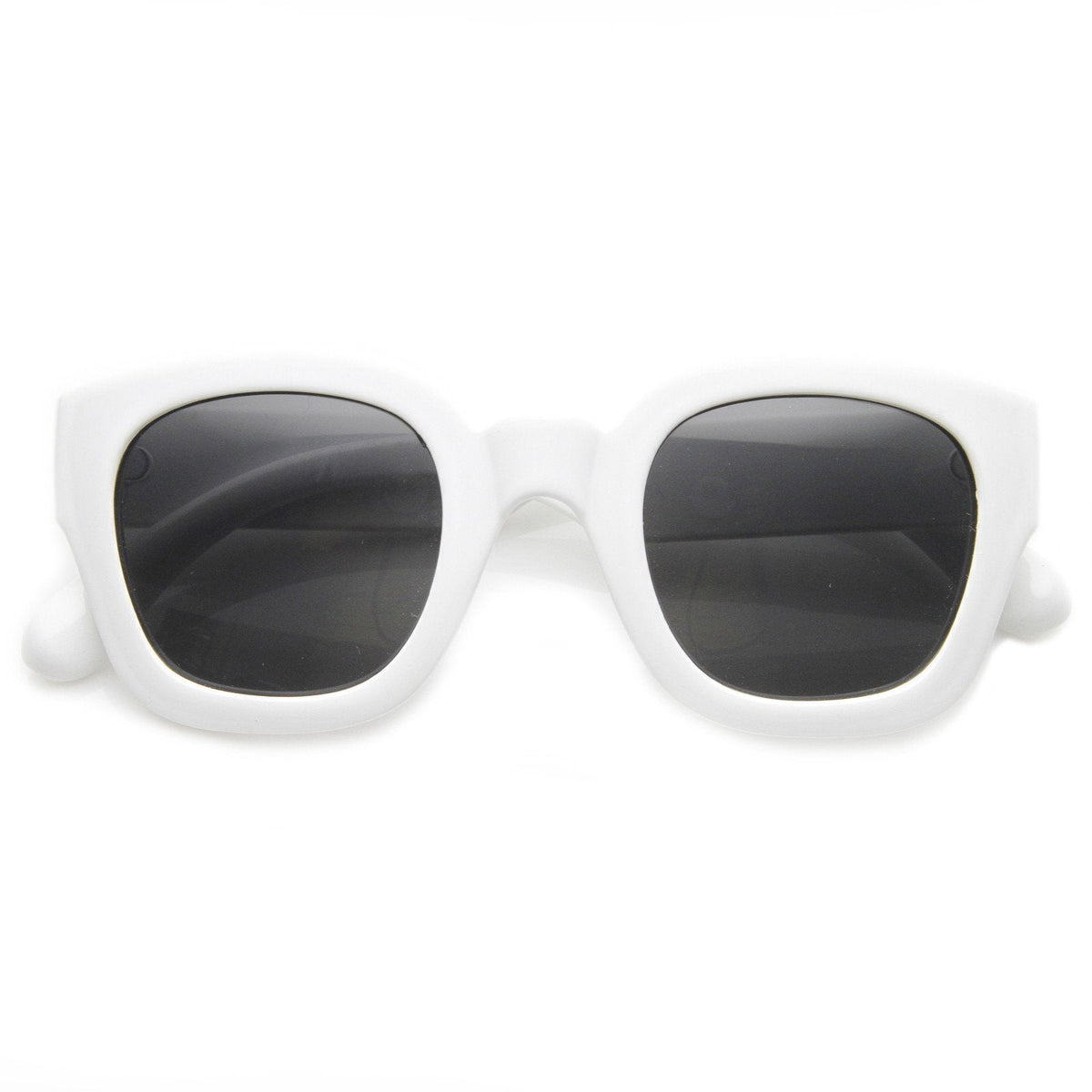 Retro Era Thick Square Frame Hipster Sunglasses 8969