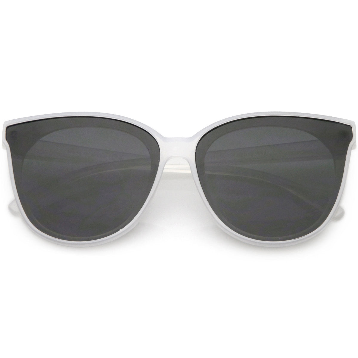 Women's Oversize Flat Infinity Lens Cat Eye Sunglasses C340