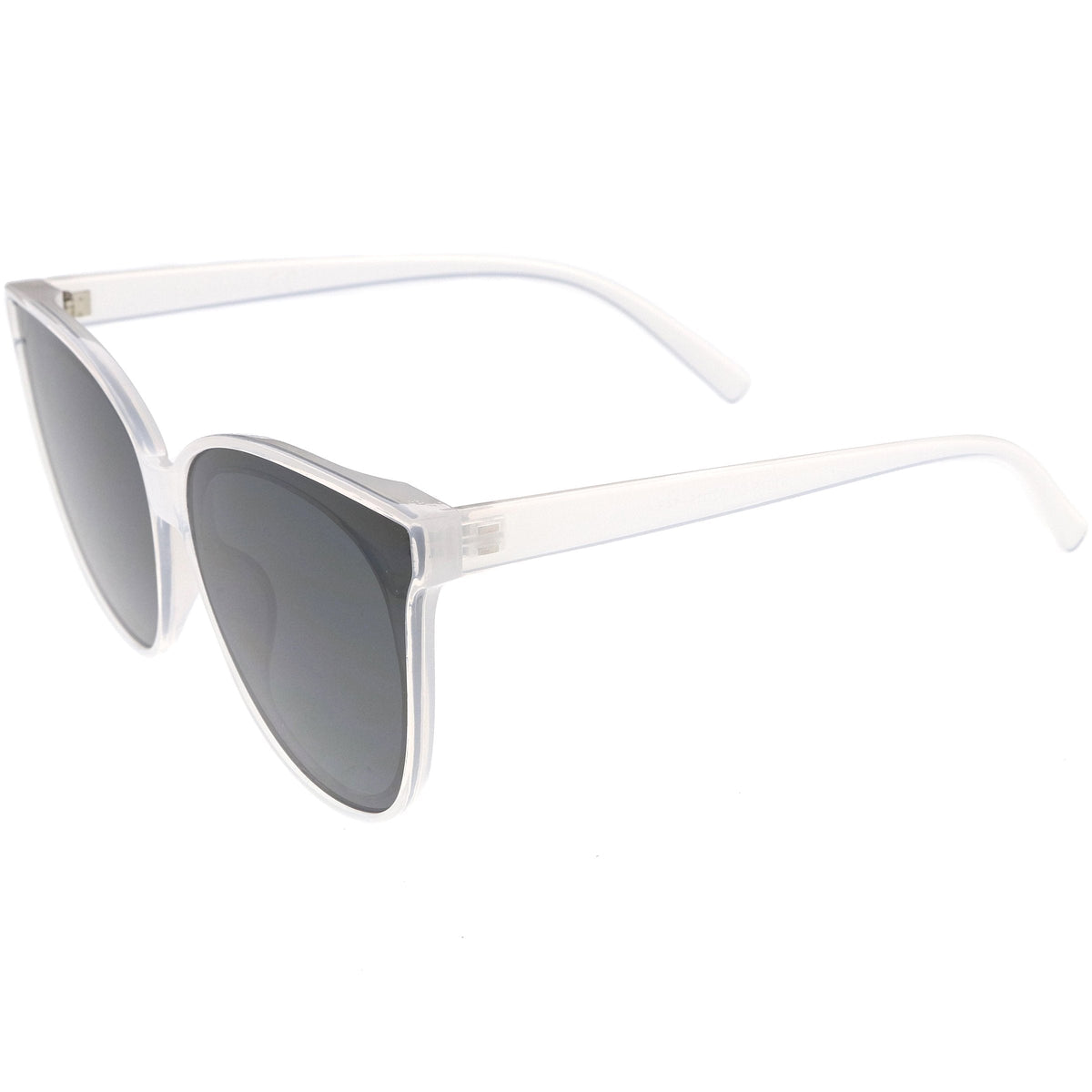 Women's Oversize Flat Infinity Lens Cat Eye Sunglasses C340
