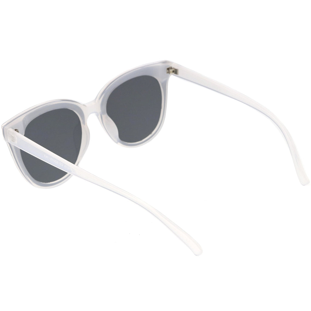 Women's Oversize Flat Infinity Lens Cat Eye Sunglasses C340