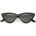Retro Women's 1990's Small Thick Cat Eye Sunglasses C712