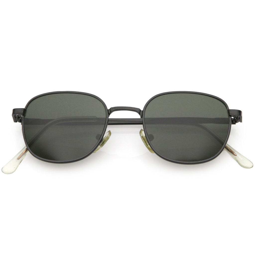 Deadstock True Vintage Square Metal Dapper Sunglasses C717