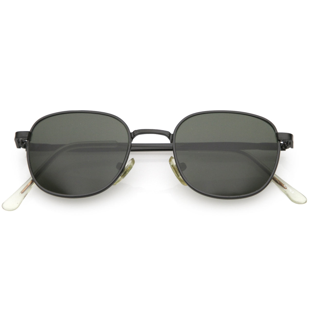 Deadstock True Vintage Square Metal Dapper Sunglasses C717