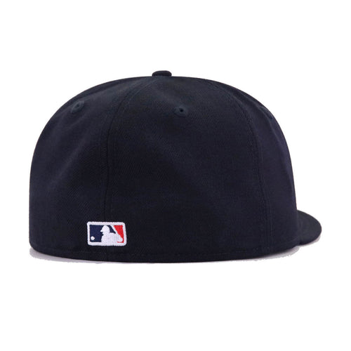 Atlanta Braves Navy Rose New Era 59Fifty Fitted