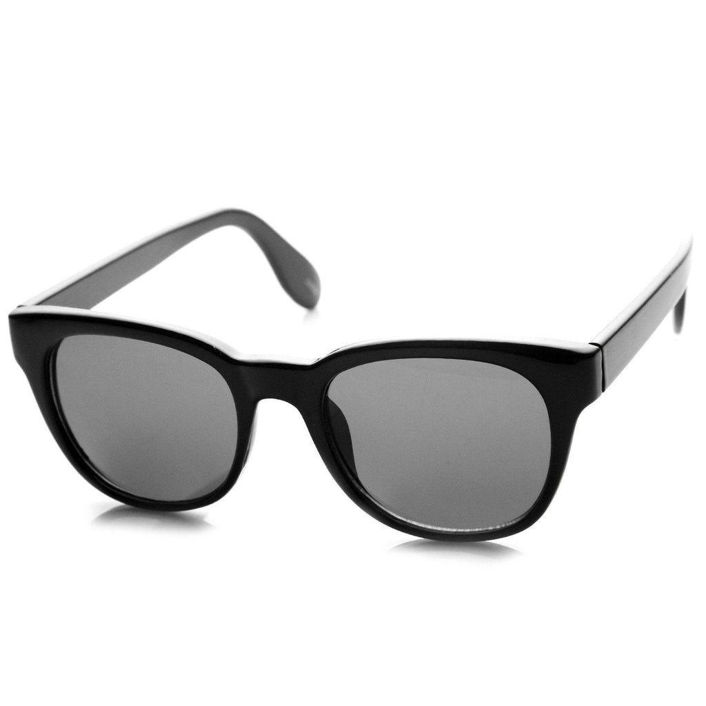 Retro Bold Frame Indie Horned Rim Sunglasses 8987