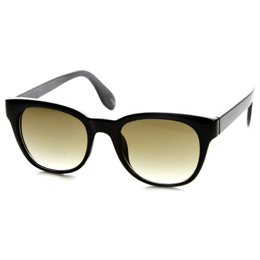 Retro Bold Frame Indie Horned Rim Sunglasses 8987