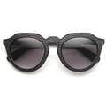 Trendy Womens Designer Block Cut Pattern Sunglasses 9156